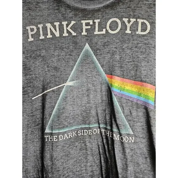 Pink Floyd Dark Side of the Moon Graphic Tee Vintage Style Band Shirt - Picture 2 of 4